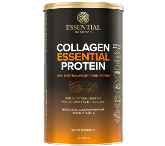 Suplemento Alimentar Essential Collagen Protein Tangerina 432,5g