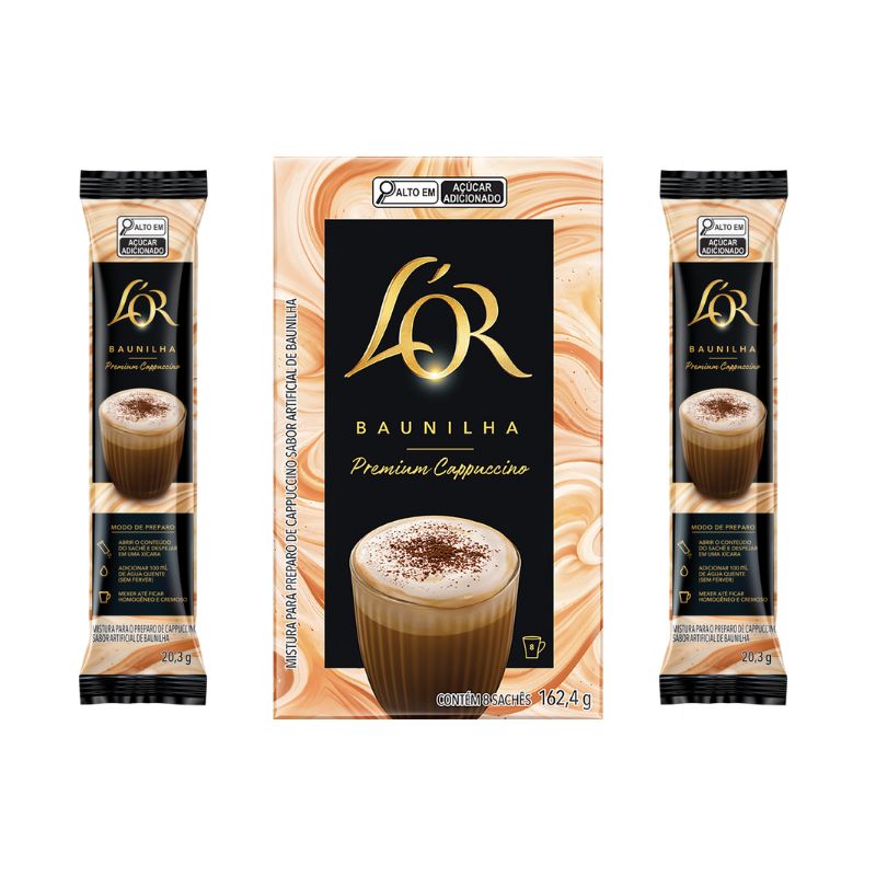 Cappuccino Solúvel Tradicional Melitta Lata 200g