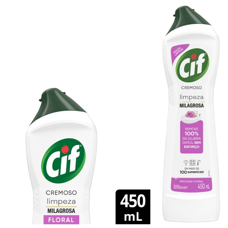 Limpador Cif Cremoso Floral 450ml