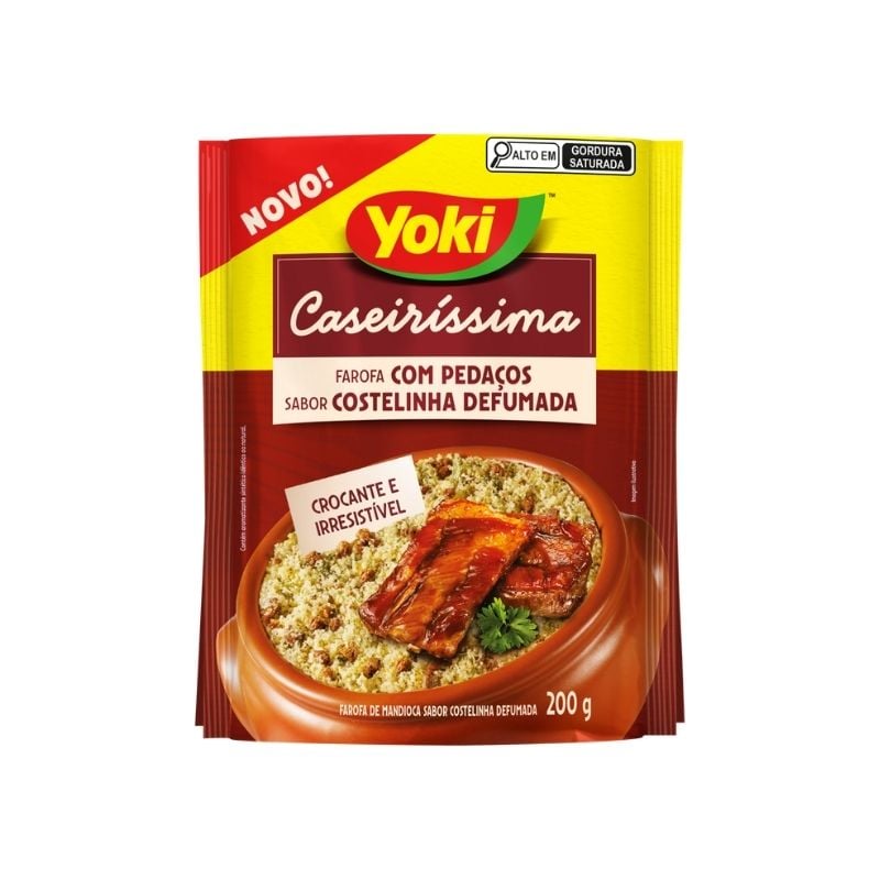 Farofa Yoki Mandioca Caseirissima Costelinha 200g
