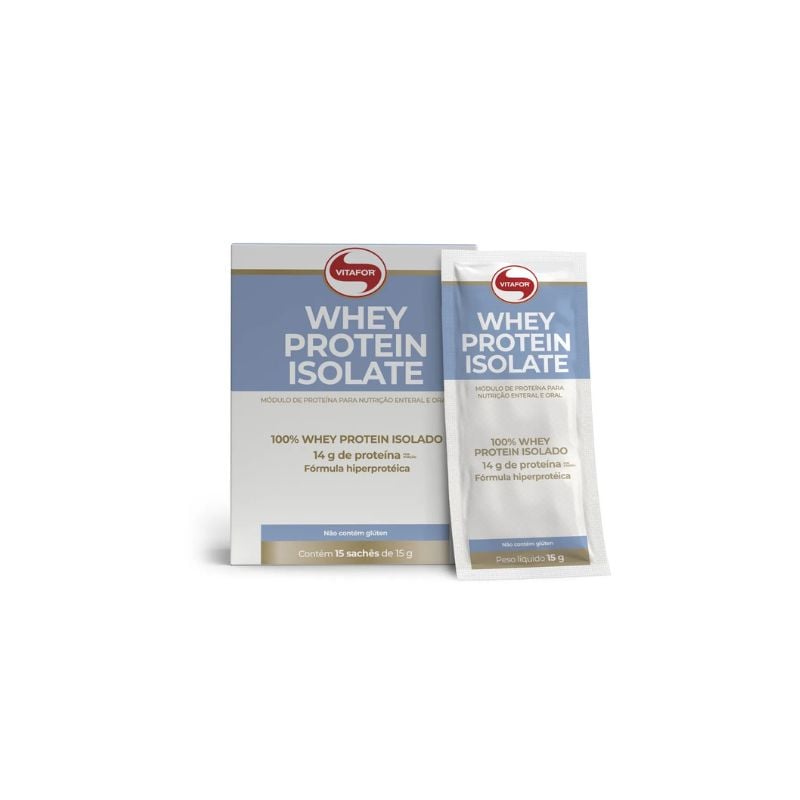 Suplemento Alimentar Vitafor Whey Protein Isolado 15g