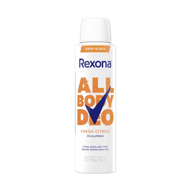 DESODORANTE AEROSOL REXONA ALL BODY DEO FRESH CITRUS