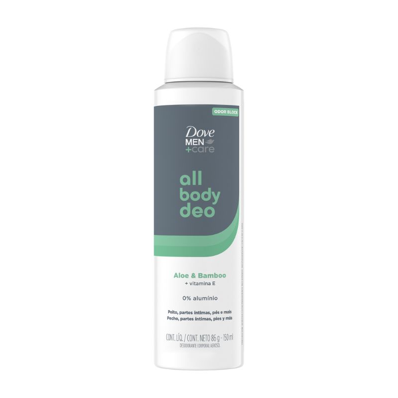 DESODORANTE AEROSOL DOVE MEN+CARE ALL BODY DEO ALOE