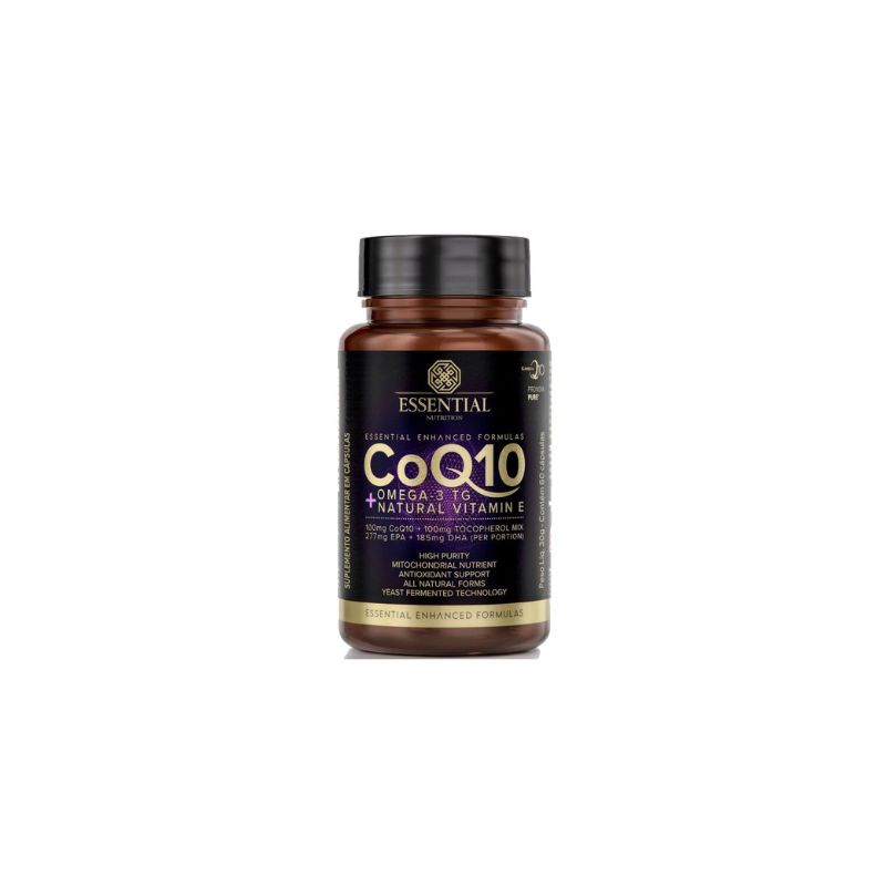 Suplemento Alimentar Essential CoQ10+ Omega-3 Triglicerídeos 60cps