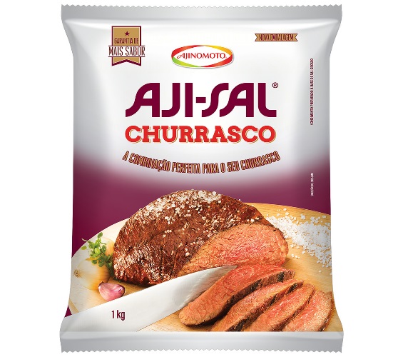 Sal Grosso para Churrasco Aji-Sal Pacote 1kg