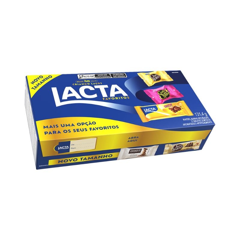 Bombom Sortido Lacta Favoritos Caixa 131,4g