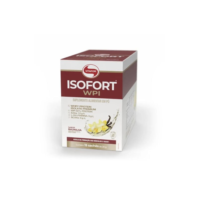 SUPL ALIM VITAFOR ISOFORT WPI BAUNILHA