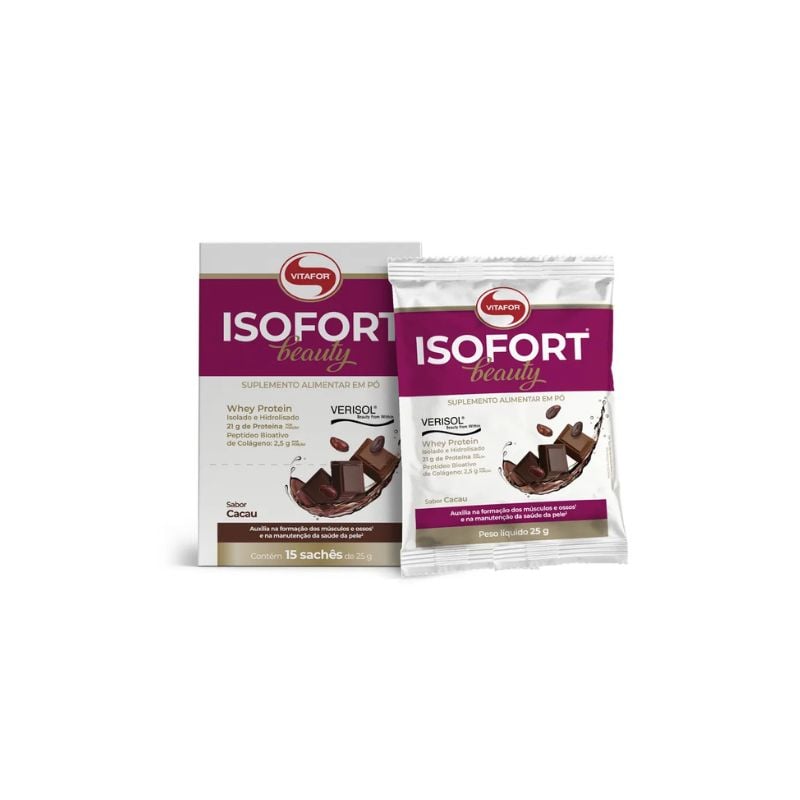 SUPL ALIM VITAFOR ISOFORT BEAUTY CACAU