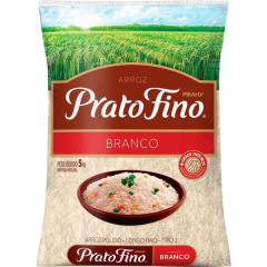 Arroz Branco Prato Fino Parbolizado Tipo 1 - 5Kg