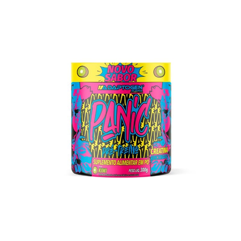 Suplemento Alimentar Adaptogen Panic Pré-Treino Kiwi 300g