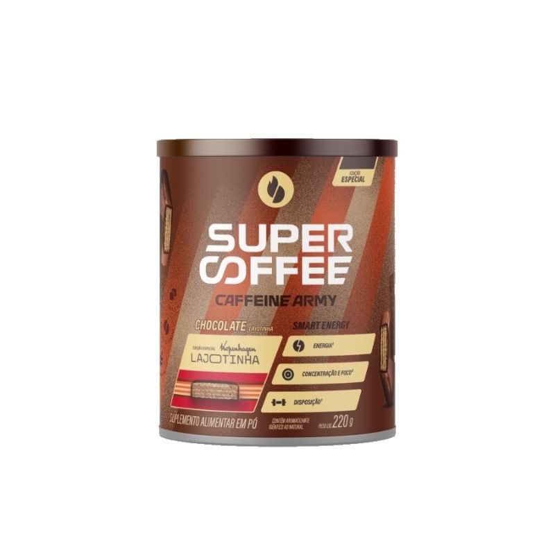 Suplemento Alimentar Super Coffe Chocolate Lajotinha 220g