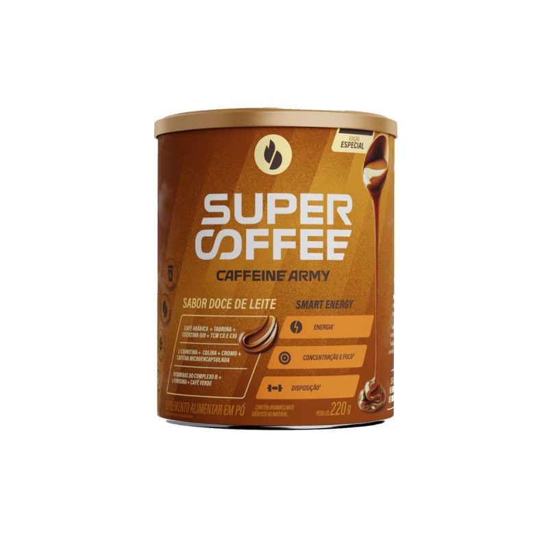 Suplemento Alimentar Super Coffe Doce Leite 220g