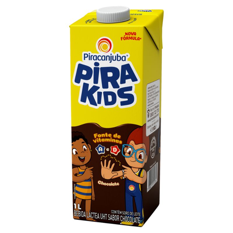 Achocolatado Liquido Pirakids 1l