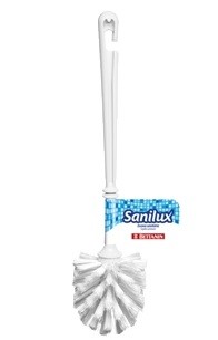 Escova Sanitária Branca Sanilux
