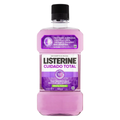 Enxaguante Bucal Antisséptico Menta Fresca Listerine Cuidado Total Frasco 250ml