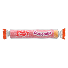 Bala de Goma Docile Docigoma Sabor Frutras Sortidas Tubo 31g