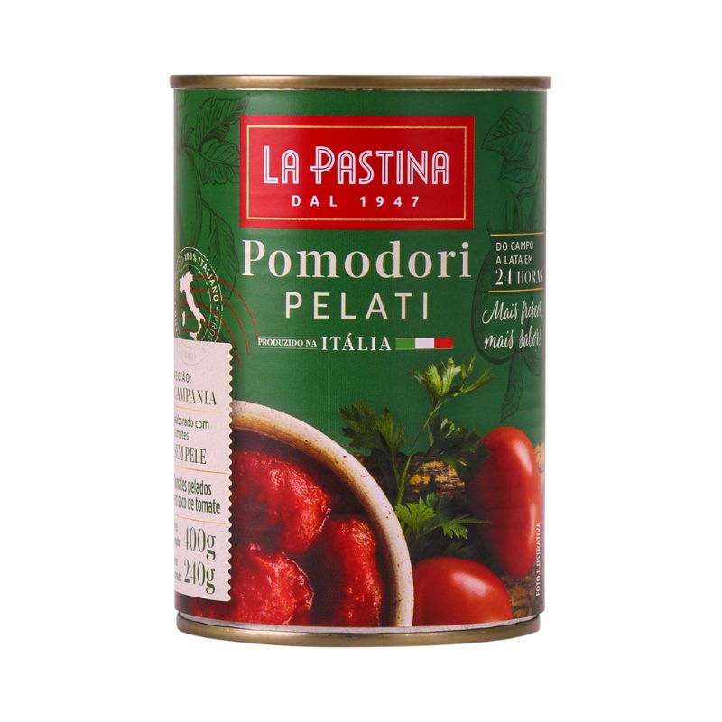 Tomate Pelado La Pastina Lata 240g