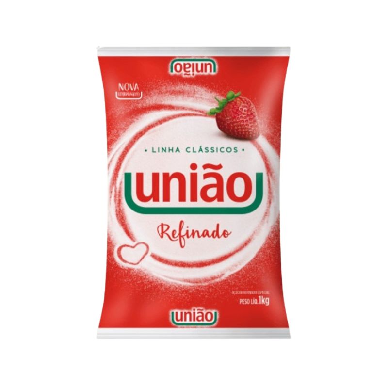 Açúcar Refinado Especial União Pacote 1kg