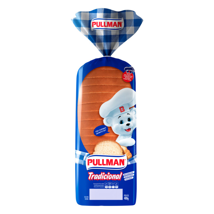 Pão Pullman de Forma Tradicional 480g