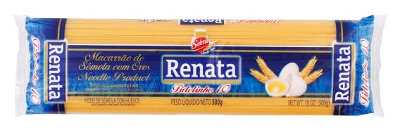 Macarrão de Sêmola com Ovos Fidelinho 10 Renata Pacote 500g