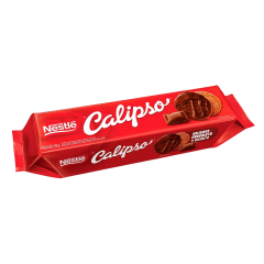 Biscoito Cobertura Chocolate ao Leite Nestlé Calipso Pacote 130g