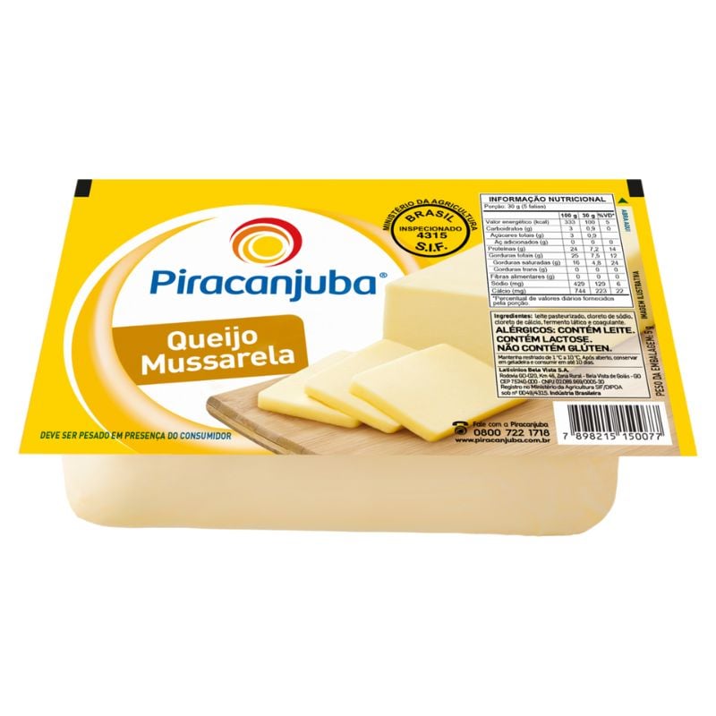 QUEIJO MUS PIRACANJUBA P  - KG