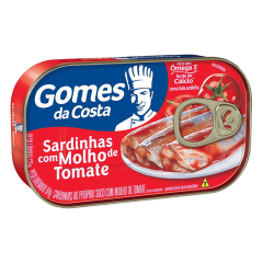 Sardinha com Molho de Tomate Gomes da Costa Lata 84g