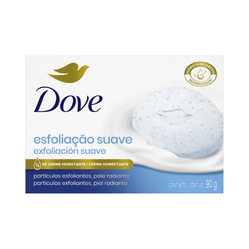 Sabonete em Barra Esfoliação Suave Dove Caixa 90g
