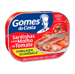 Sardinha com Molho de Tomate Gomes da Costa Lata 250g