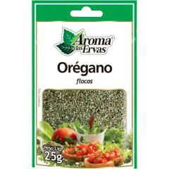 Oregano Aroma Das Ervas Flocos 25g