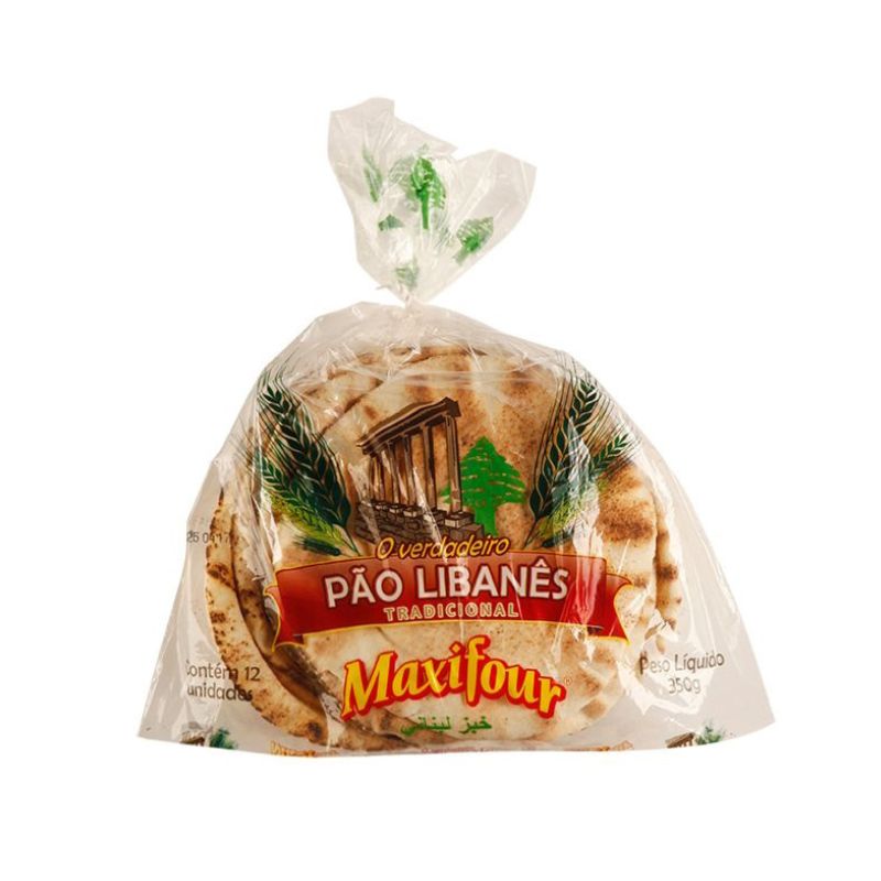 Pão Maxifour Libanês P 350g