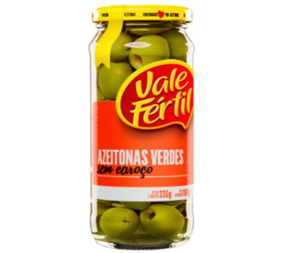 Azeitona Verde em Conserva sem Caroço Vale Fértil Vidro 160g