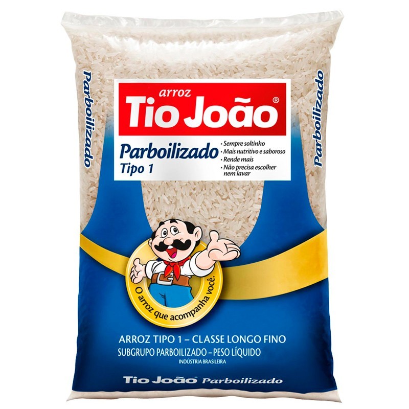 Arroz Tio João Parboilizado 5kg