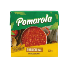 Molho de Tomate Pomarola Tradicional 520g