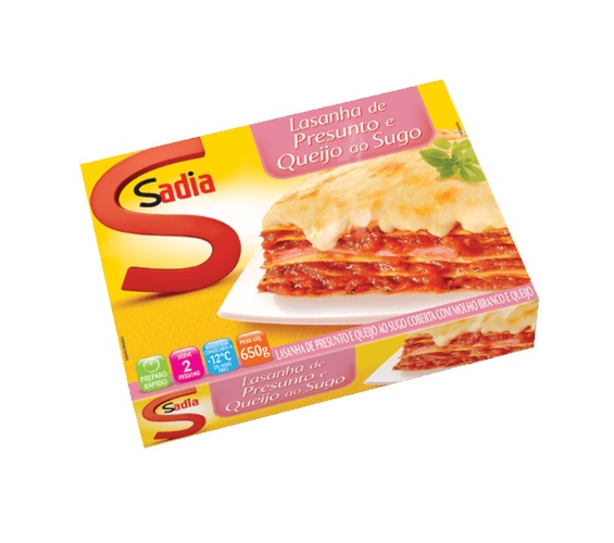 LASANHA SADIA PRE/QUE AO SUGO