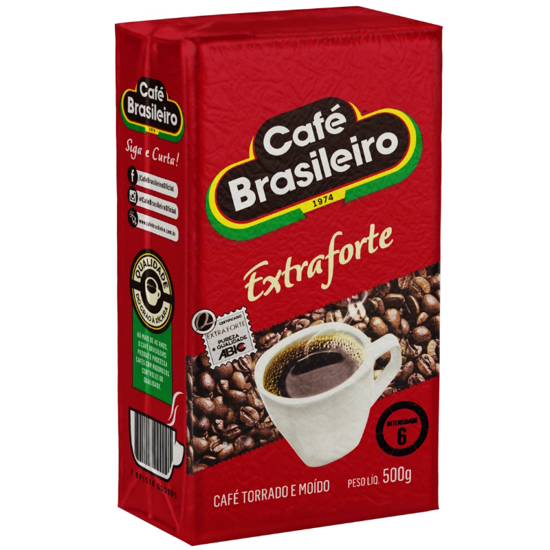 Cafe Brasileiro Extra Forte a Vacuo 500g