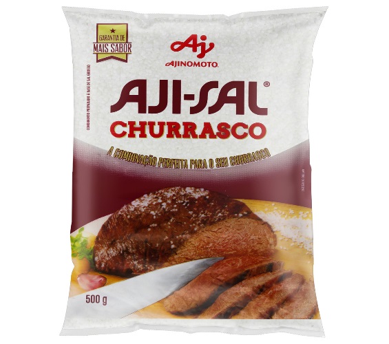 Sal Grosso para Churrasco Aji-Sal Pacote 500g