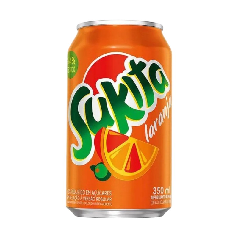 Refrigerante Laranja Sukita Lata 350ml