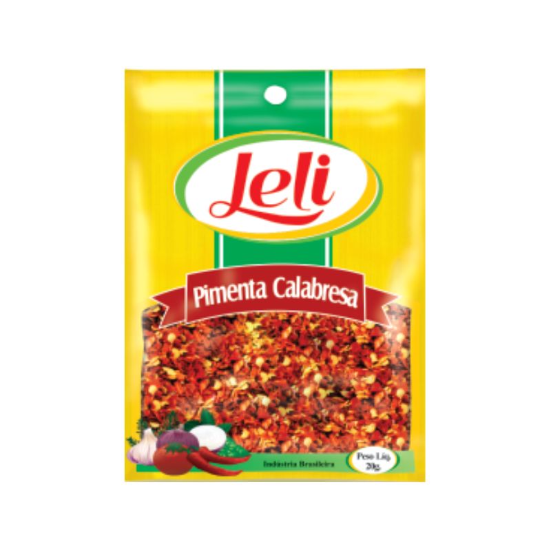 Pimenta Calabresa Flocos LELI 20g