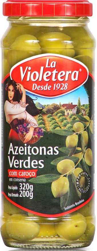 Azeitona Verde LA VIOLETERA 200g
