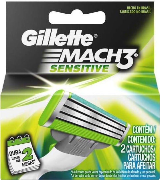 LAMINA BAR GILLETTE MACH3 SENSITIVE