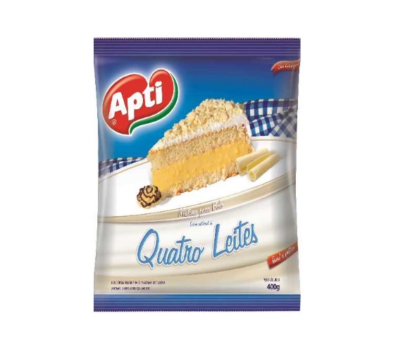 Mistura Bolo Apti Quatro Leites 400g