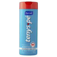 Desodorante para os Pés em Pó Baruel Tenys Pé Menta Fresh Frasco 100g