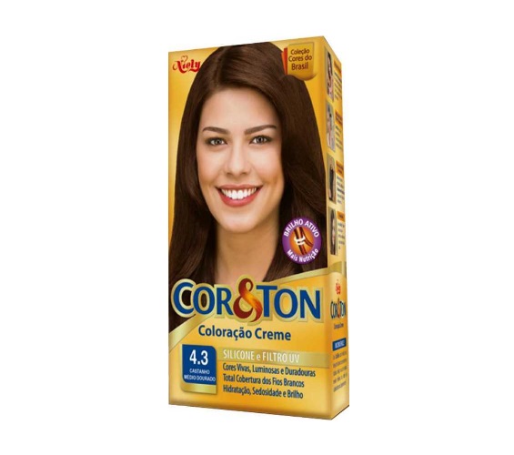 Cor&Ton 4.3 Castanho Médio Dourado 125gr