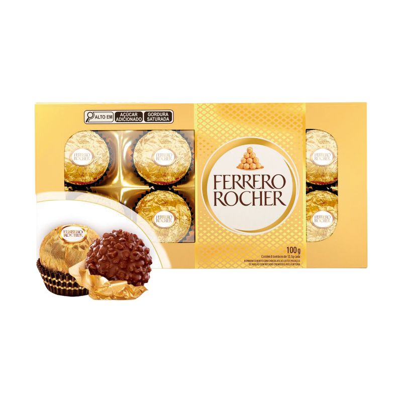Bombom Ferrero Rocher 100g