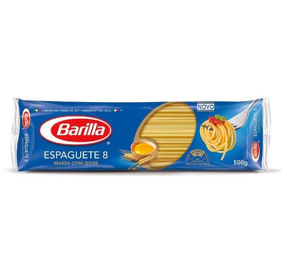 Macarrão Barilla Ovos Espaguete N 8 500g