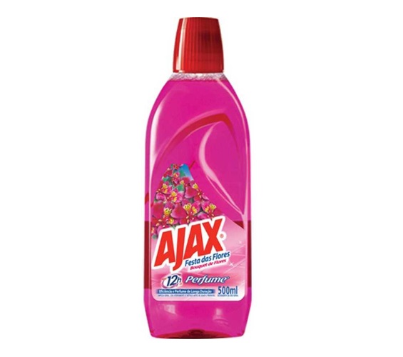 Limpador Perfumado Bouquet de Flores Ajax Festas das Flores Frasco 500ml