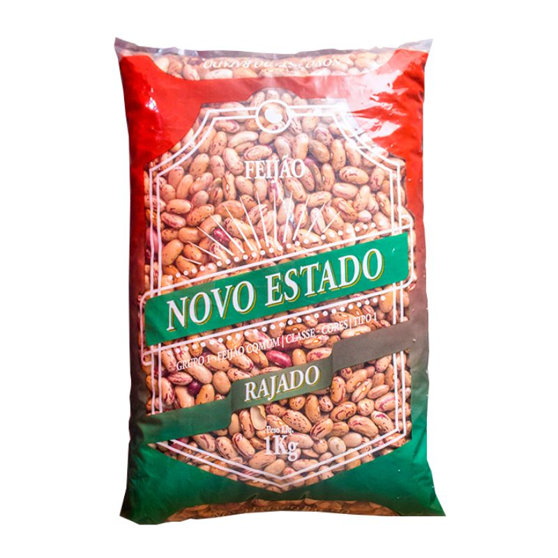 Feijão Rajado Tipo 1 Novo Estado 1kg