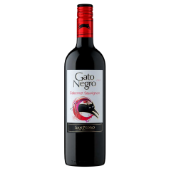 Vinho Chileno Tinto Seco Gato Negro Cabernet Sauvignon Valle Central Garrafa 750ml