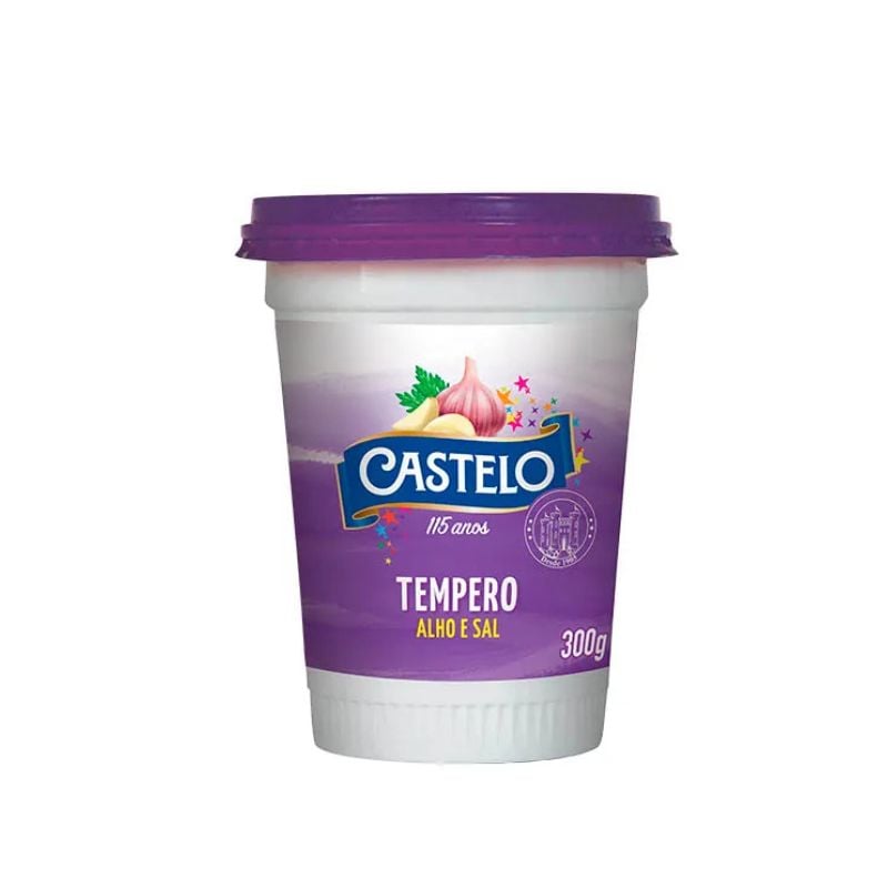 Tempero Castelo Alho e Sal 300g